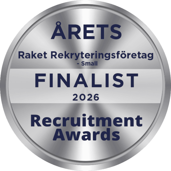 Raket Rekryteringsföretag Small finalist 2026