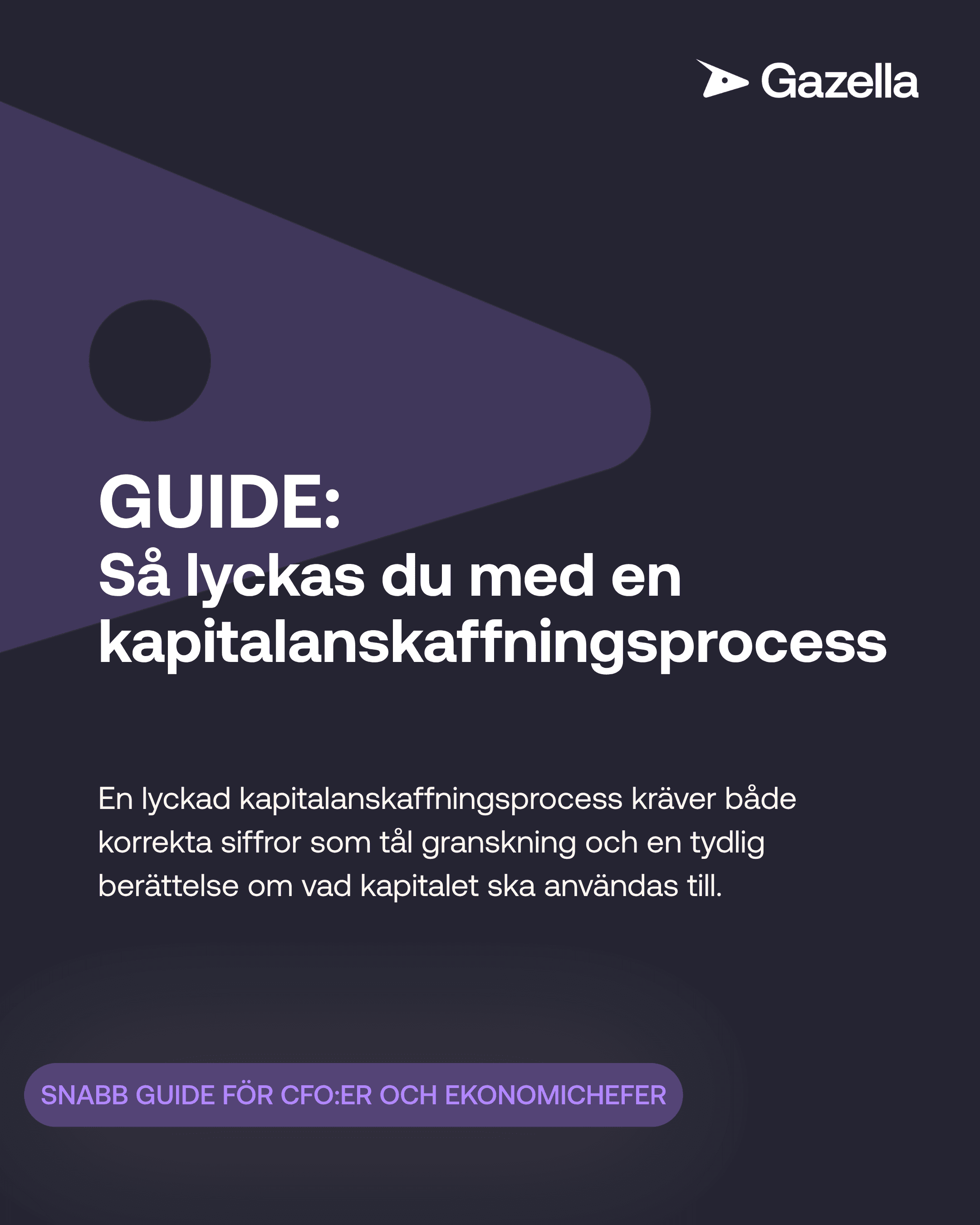 Så lyckas du med en kapitalanskaffningsprocess