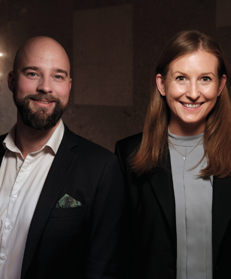 Caroline Wettermark och Patrik Sundelin Gazella Interim Management