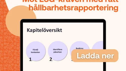 Möt ESG-kraven med rätt hållbargetsrapportering